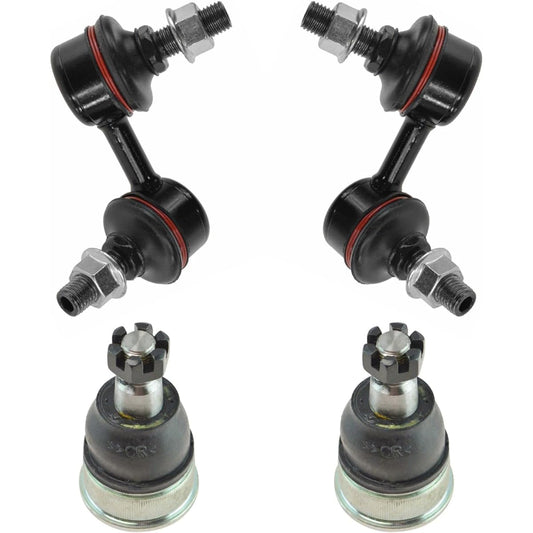 TRQ Front Ball Joint Swaver Link Suspension Kit 4 pieces for Civic SI RSX Type-S