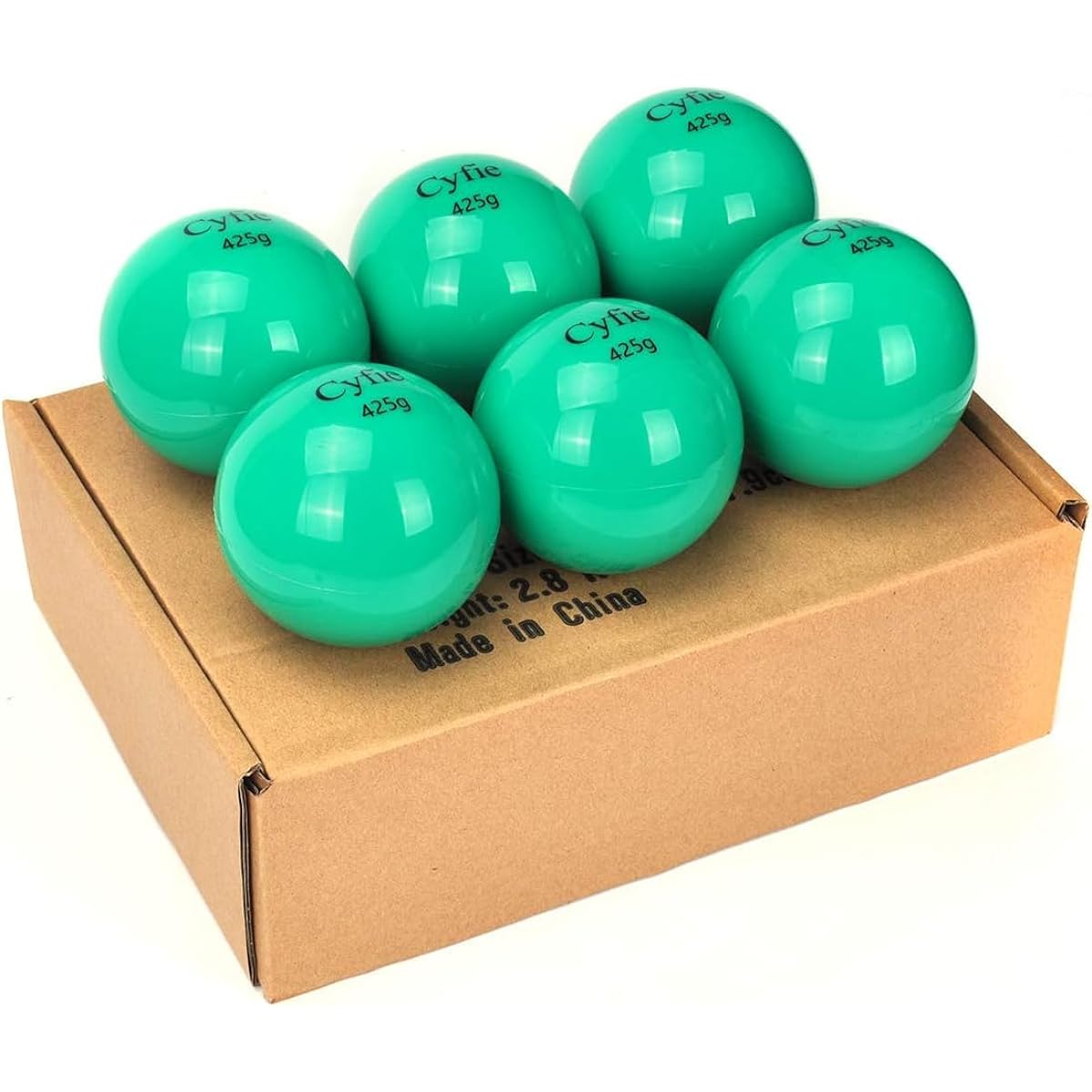 Cyfie Baseball Ball, Sand Ball, Ball Speed Increase, Pwa Ball, Plyo Ball, Training Ball, For Pitching, Pitcher, Youth Baseball & Softball, Batting Practice Ball, Practice Ball, Set of 6 Balls, 425g, 450g, 500g