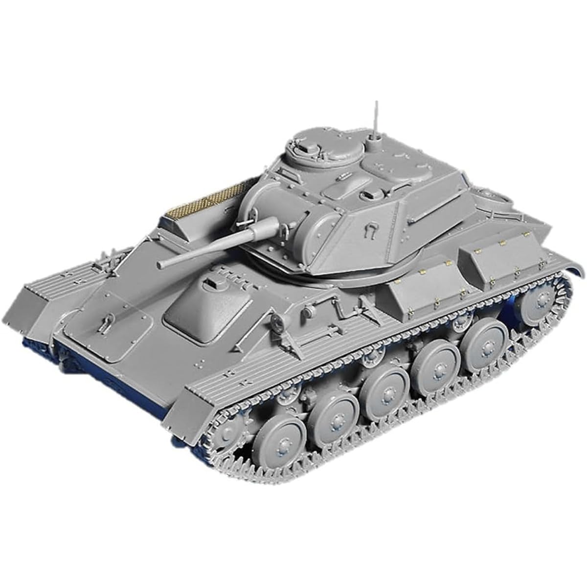 Miniart 1/35 T-80 Soviet light tank & 5 crew members, movable track-connected plastic model MA35243