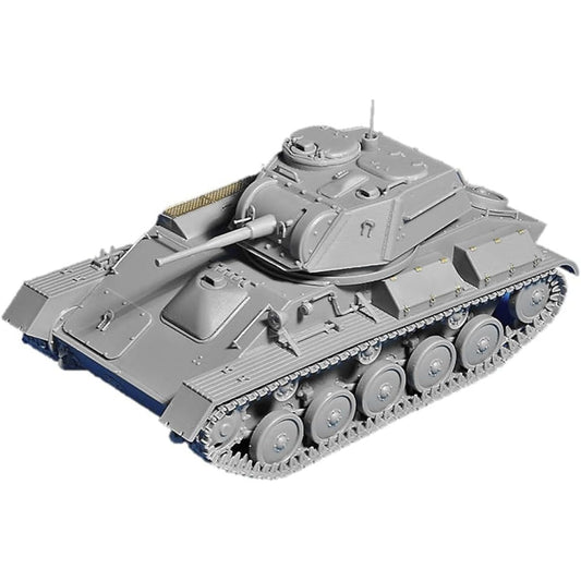 Miniart 1/35 T-80 Soviet light tank & 5 crew members, movable track-connected plastic model MA35243
