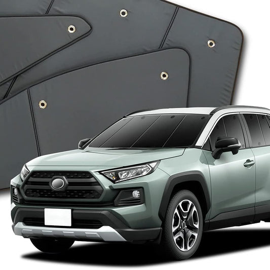 New RAV4 50 Series MXAA50 AXAH50 Hybrid Compatible Curtain Sunshade Sleeping in Car Goods Privacy Sunshade for Front ``01s-a047-fu''