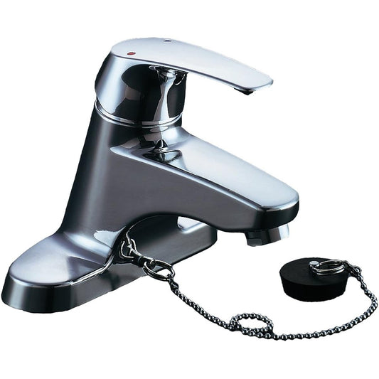 LIXIL INAX Washbasin Single Lever Mixing Faucet with Stand Soft Single Rubber Stopper Type RLF-403