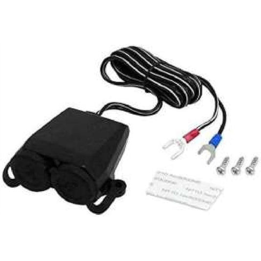 Bike Parts Center Motorcycle Cigarette Socket 2 Hole Type 907604