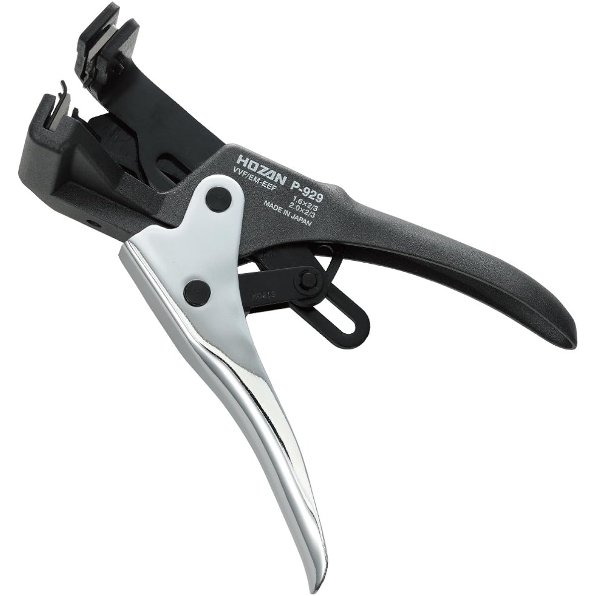 HOZAN VVF Stripper Compatible with Class 2 Electrician Examination Mechanical Wire Stripper Compatible with 1.6/2.0mm Eco Electric Wire P-929