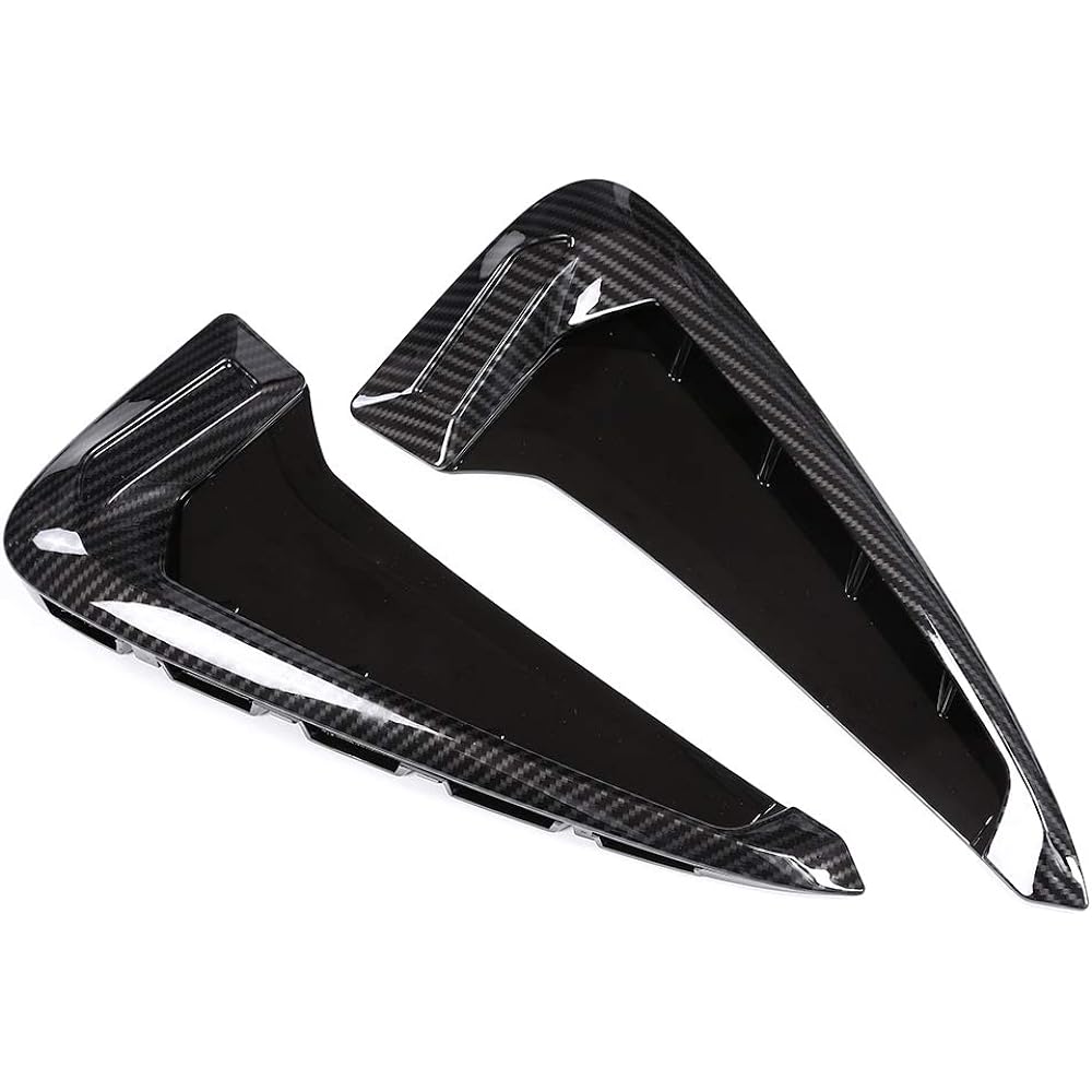 Cars Tyling BMW XDRIVE Emblem X5 F15 X5M F85 14-18 SHARK GILLS Side Fender Vent Mesh Decoration 3D Sticker Grill Automobile Exterior Accessories (Carbon Fiber)