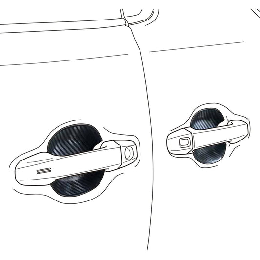 ALPINE New Car Plan Protects from scratches and has a dress-up effect Alphard Vellfire (30 series) Exclusive Door Handle Protection (Set of 4/1 car) SSK-DR01AV