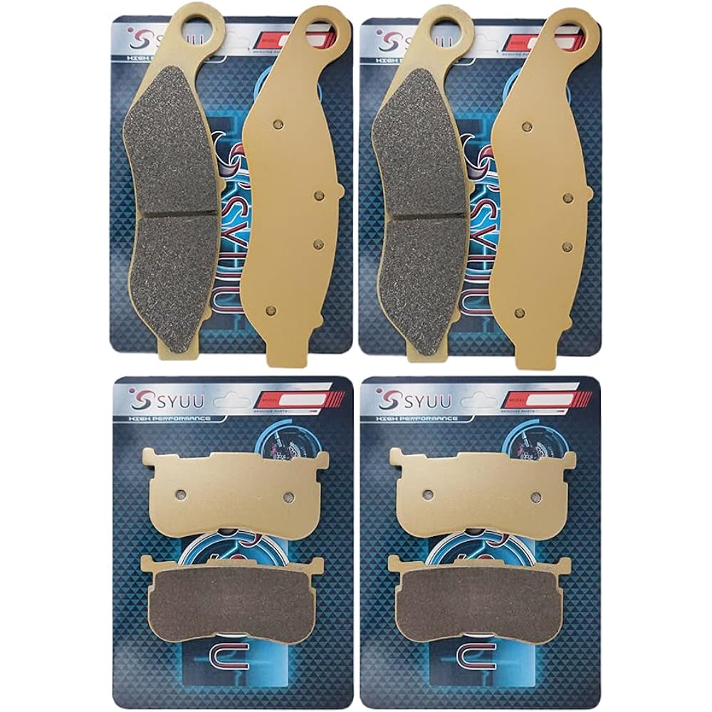 Lefossi Motorcycle Replacement Front and Rear Brake Pads Brake Pads for Harley-Davidson FLRT Freewheeler Trike FLHTCUTG Tri Glide Ultra Trike 2014 2015 2016 2017 2018 FA638F FA641R