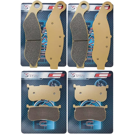 Lefossi Motorcycle Replacement Front and Rear Brake Pads Brake Pads for Harley-Davidson FLRT Freewheeler Trike FLHTCUTG Tri Glide Ultra Trike 2014 2015 2016 2017 2018 FA638F FA641R