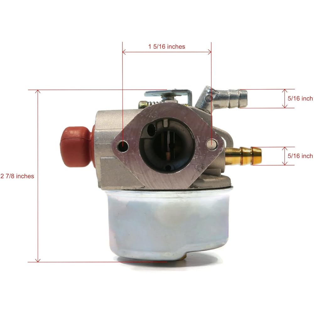 With TECUMSEH 5, 6, 6.5 HP HP HP with HP HP Motor Motor