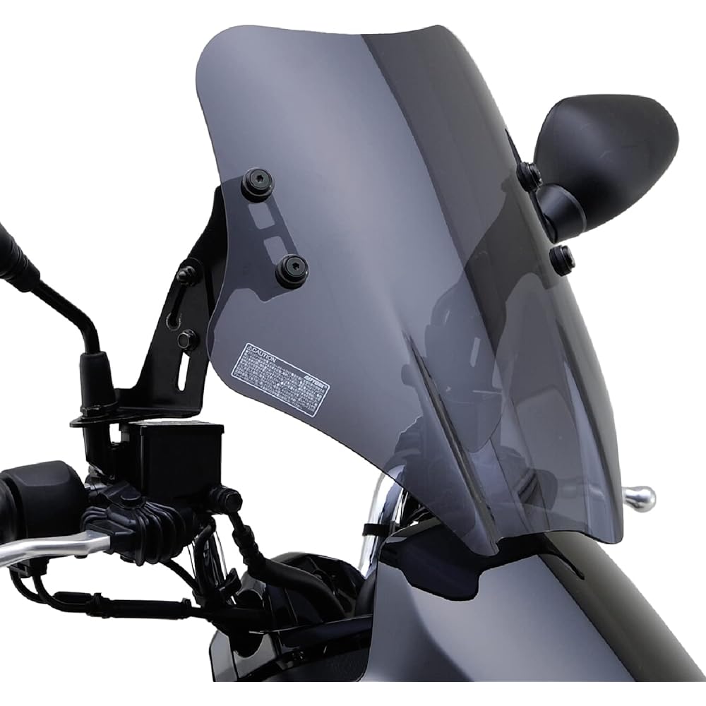 Daytona Motorcycle Screen with Clamp Bar Windshield for Majesty S (14-17) SS Series Short Smoke 90710