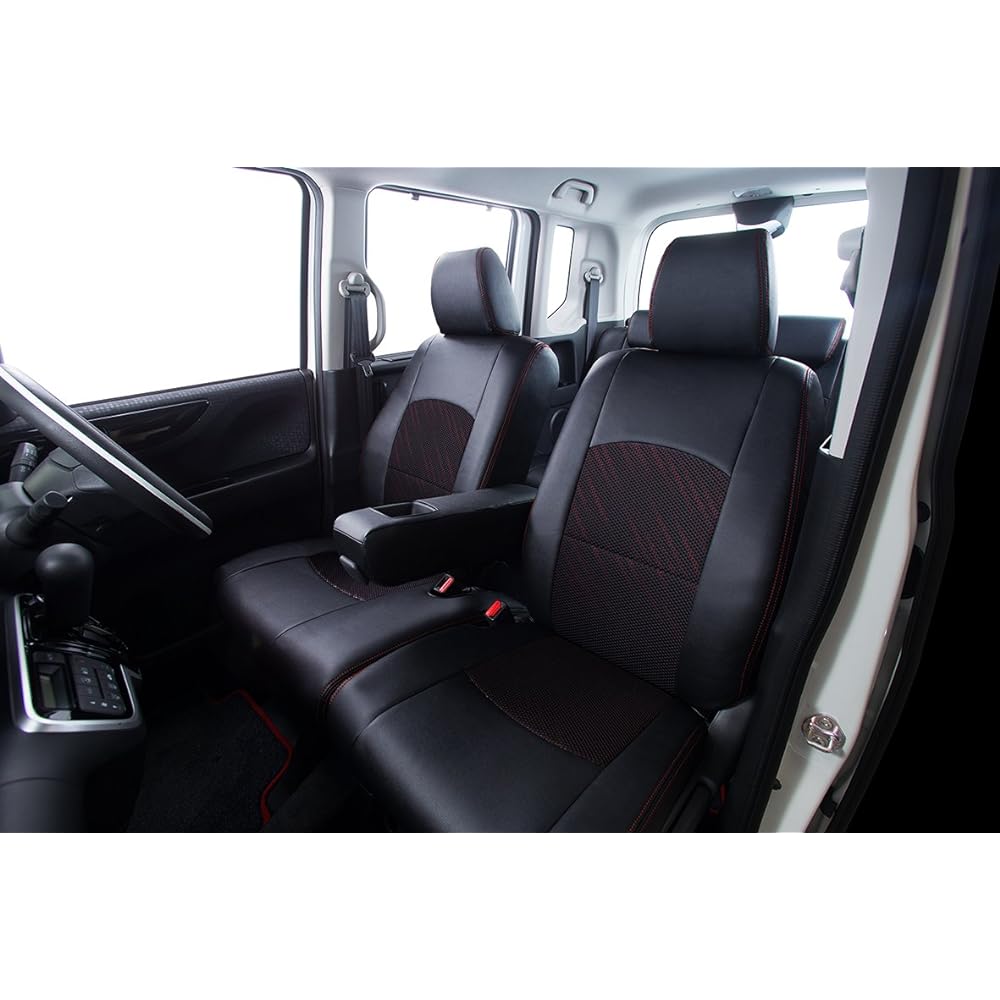 Clazzio Seat Cover Every Wagon/Scrum Wagon D#17 Series Clazzio Cool Black x Red Style ES-6033 [17ESA6033KA]