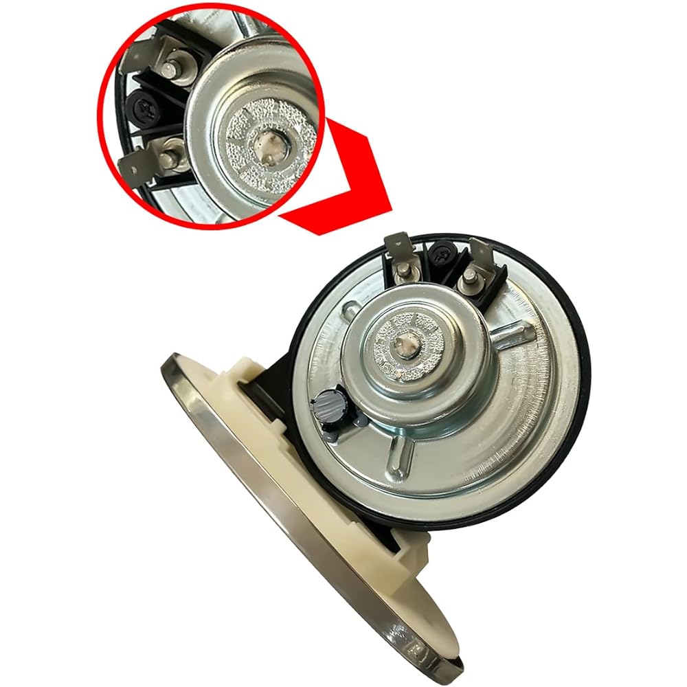 5190512 12V Hidden Flash Mount Marine Boat Horn 316 Stainless Steel