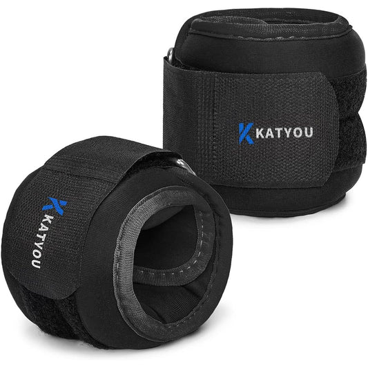 KATYOU Ankle Weights, Weight Training, Ankle Weights, Home Muscle Training, Thin Adjustment, For Men, Women, Children, Ankles, Set of 2