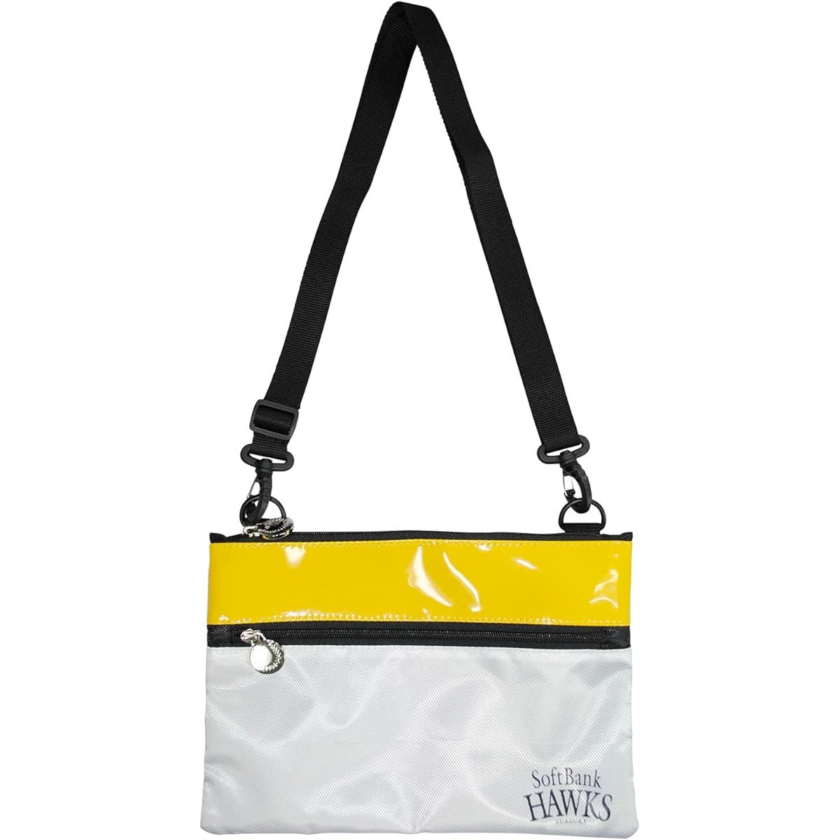 Lezax Fukuoka Softbank Hawks Sacoche White x Yellow SBAC-2447