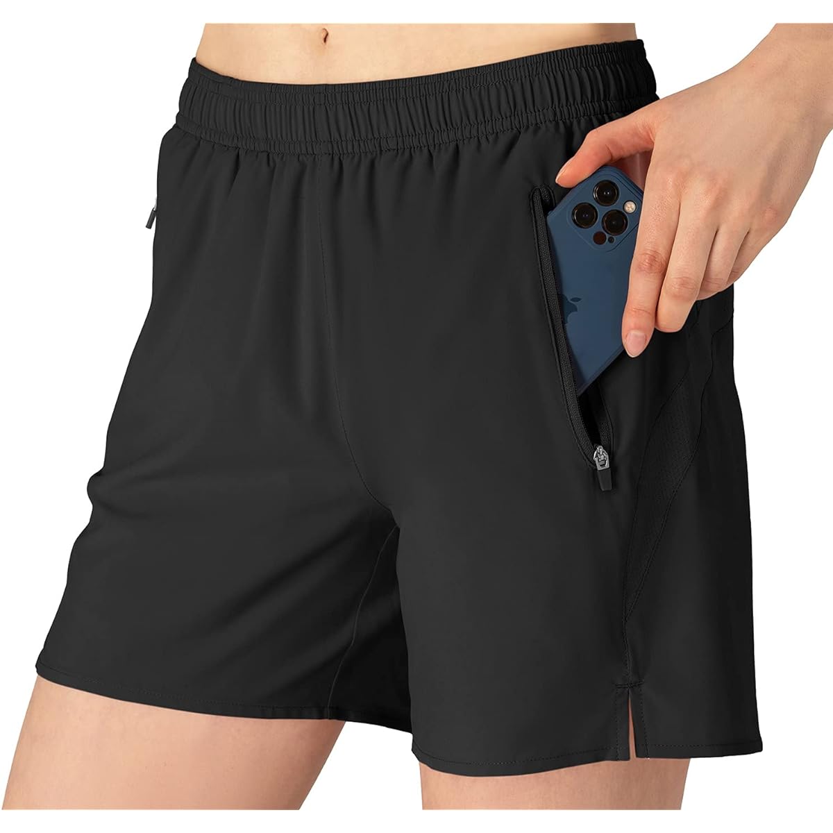 Running Shorts, Women's, Shorts, Sports Pants, Yoga Wear, Fitness Wear, Casual Wear, Training, Gym, Sweat Absorbent, Quick Drying, Ultra Lightweight, UV Protection
