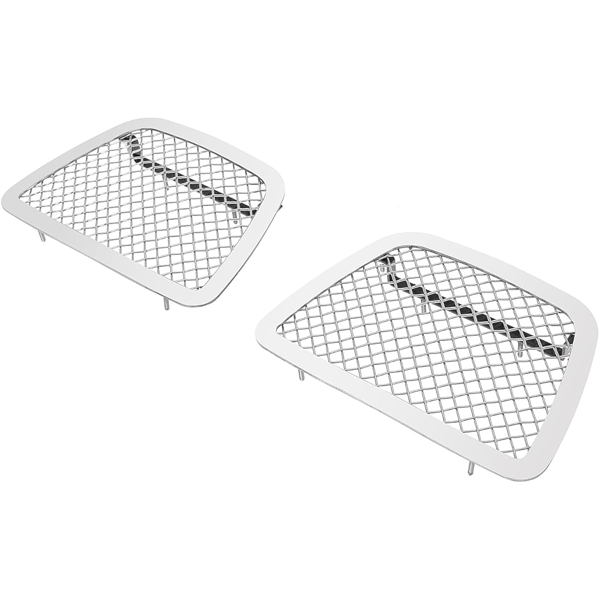APS Chevrolet Ava Lunch Sarban Taho 2007-2014 Compatible Tow Stainless Steel Chrome Mesh Grill Insert S18-T76467C