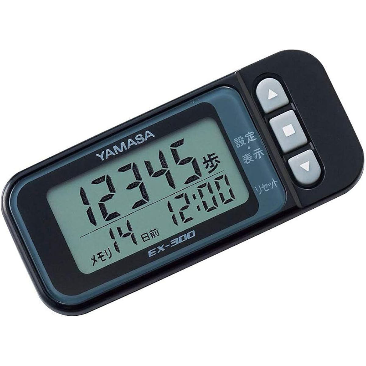 YAMASA Pedometer Pocket Manpo Easy Manpo Black EX-300B