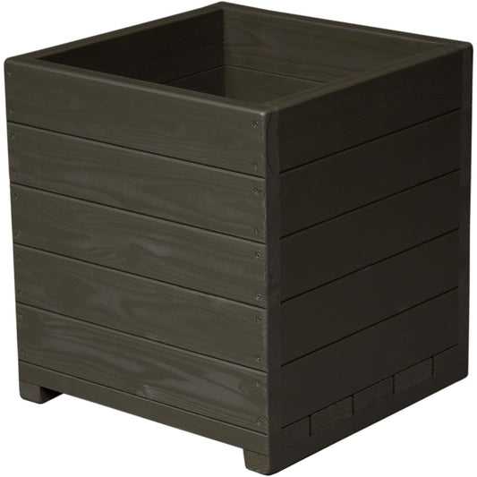 Welcome Wood Large Pot Large Planter EHD15-UB UB Amber Brown No. 15 Length 48cm Depth 48cm Height 51cm