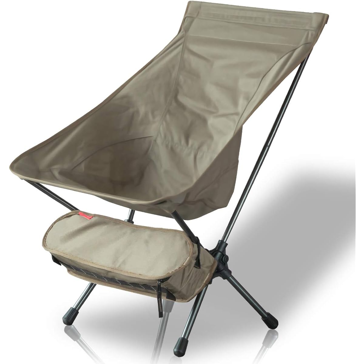 FIELDOOR Portable Compact Outdoor Chair Middle Back Load Capacity 150kg Lightweight Compact Ultra Light Rocking Chair