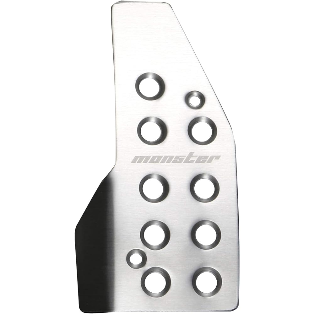 MONSTER SPORT Sports Driving Pedal Cover Swift Sport [ZC33] Clear Anodized for MT Cars 849501-7650M
