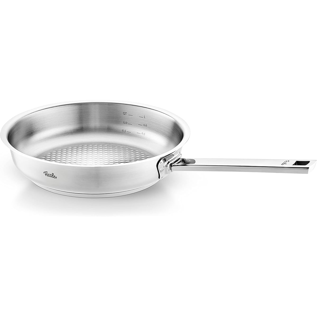 Fissler Frying Pan 24cm Original Profi Collection Gas Fire/IH Compatible Made in Germany [Authorized Japanese Product] 084-378-24-100 Silver