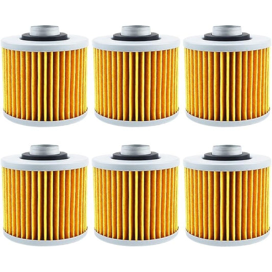 Motorcycle Oil Filter M~ZM~UZ Scorpion Mastiff Bagra 660 Tour Sport Replica Cup 1994-2000 for Sachs Roadster 125 1998-2001 (Size : Yellow-6 pcs)