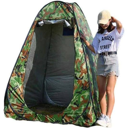 Changing Tent, Beach Tent, One Touch, Simple Shower Room, Privacy Tent, Toilet, Foldable, Lightweight, Breathable, UV Protection, Storage Bag Included, Outdoor Equipment, For Disaster Prevention, Outdoor Tent, Easy to Set Up, Windproof, Waterproof, Multi