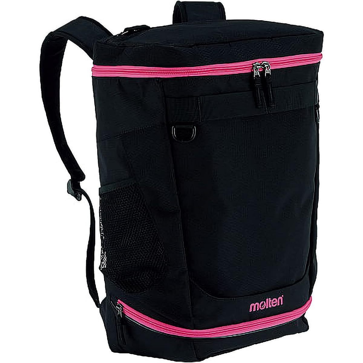 Molten Basketball Backpack Capacity 35L Black x Pink LB0042-KM