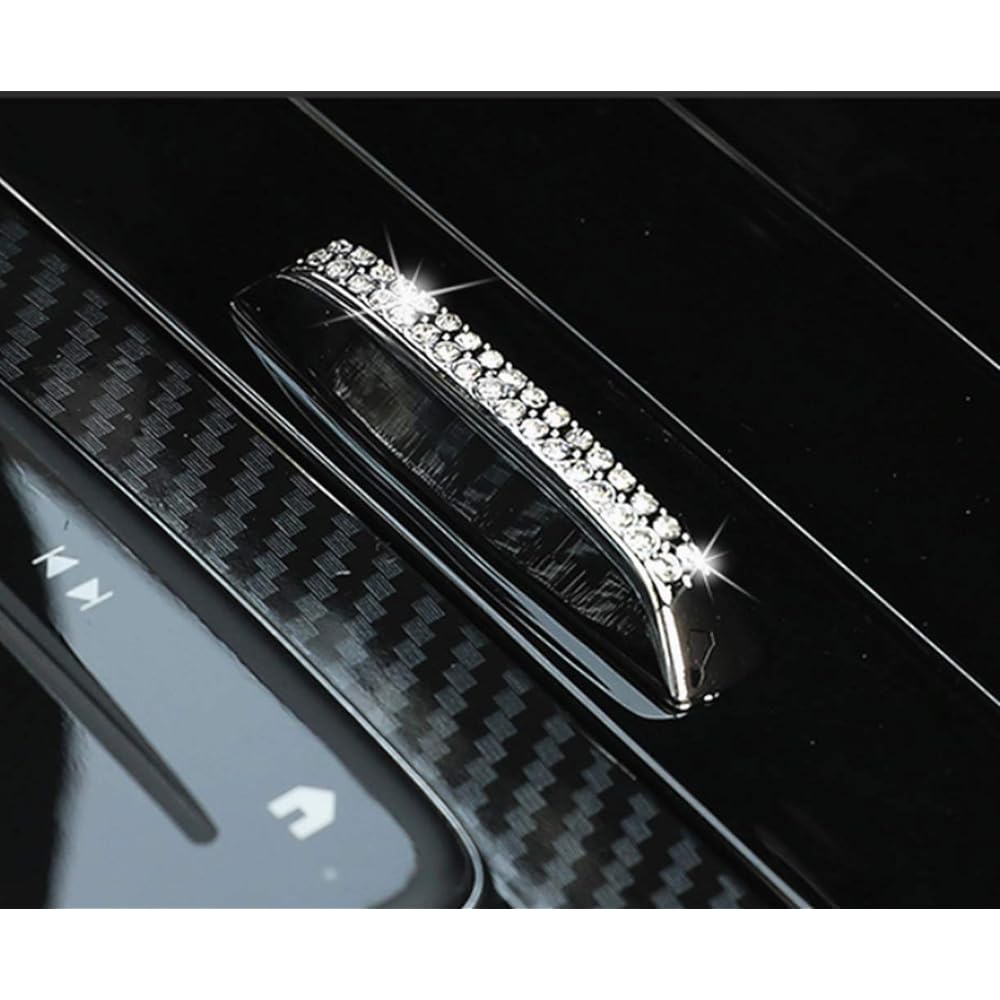 HAILWH Glittering interior accessories Mercedes-Benz 2019-2022 A Class CLA B class remodeled Rhinestone Crystone Accessories Uplike Cover (Central Decorative Strip 1/piece)