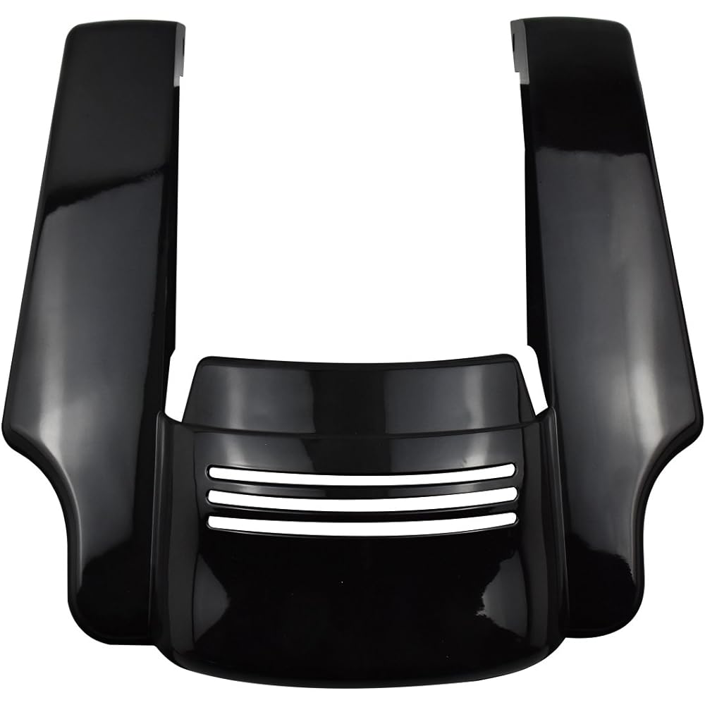 Rebacker Motorcycle Gloss Black Angle Stretch Rear Fender Extension for Harley 2014-18 FLH FLT FLHR FLHX