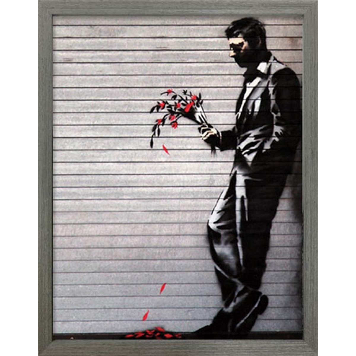 Bikosha Art Frame Gray 14x11inch Banksy Wither IBA-61734