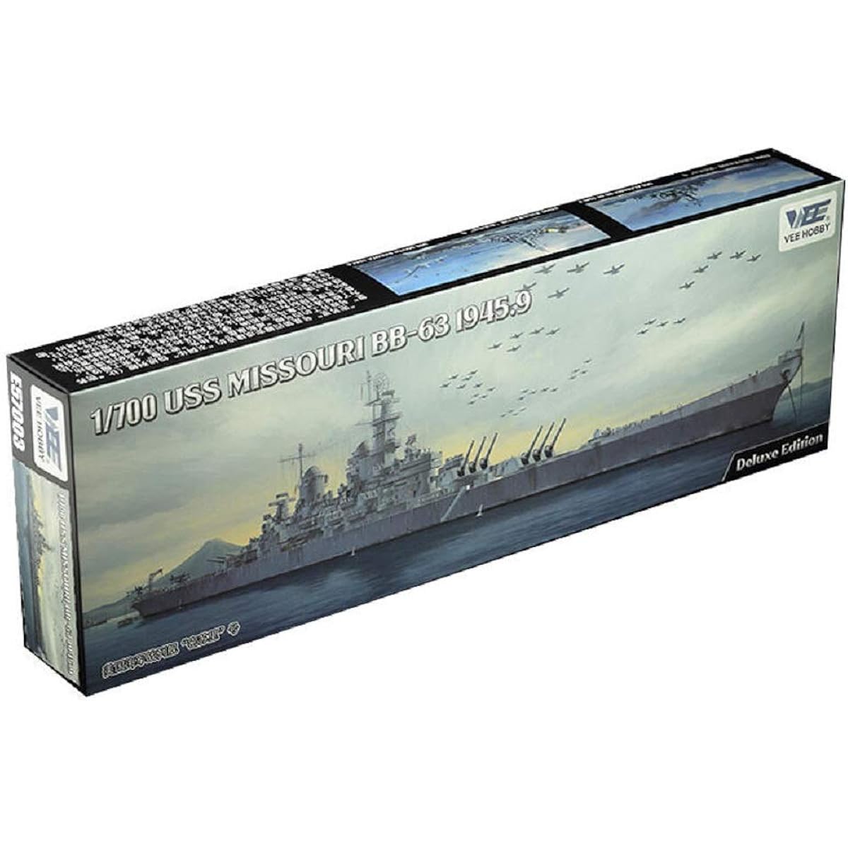 Vee Hobby 1/700 US Navy Battleship Missouri BB-63 1945 Deluxe Edition Plastic Model VEEE57003
