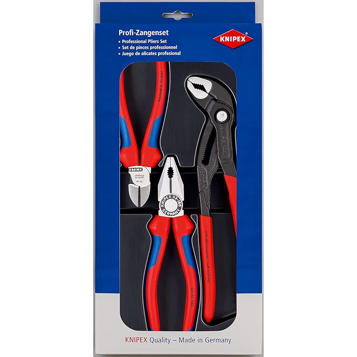 KNIPEX KNIPEX 002009V01 Pliers Set Red