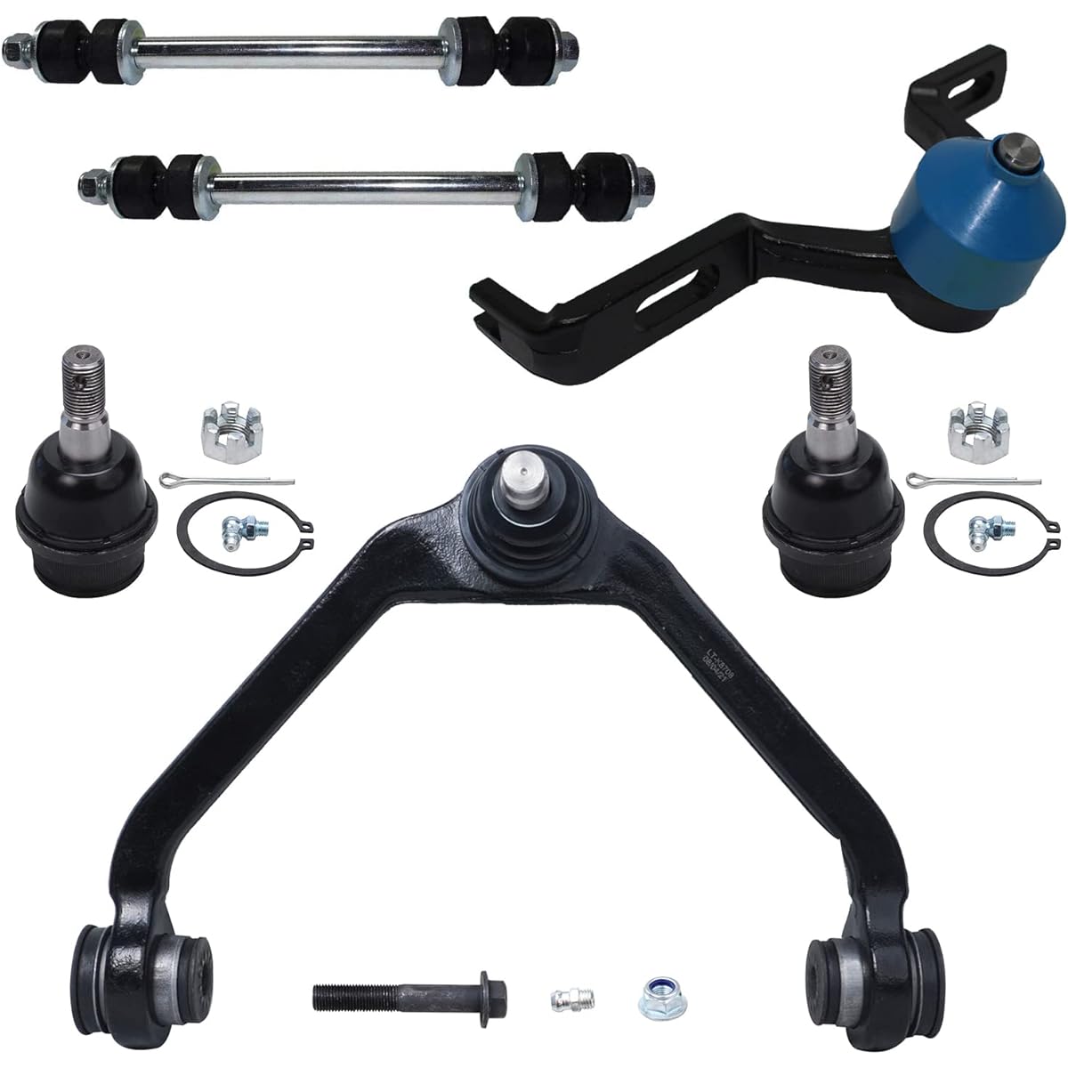 DETROIT AXLE Front 6 Piece Suspension Kit Ford Explorer Sports Track Ranger Mazda B2500 B3000 B4000 2 Upper Control Arm 2 Swaber 2 Lower Ball Joint Replacement