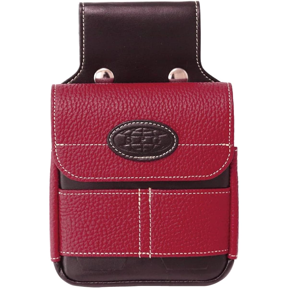 Park Golf Pouch [SPG Select Pouch] Genuine Leather Pouch Ball Waist Pouch Lightweight Smartphone Storage Craftsman (Camel)