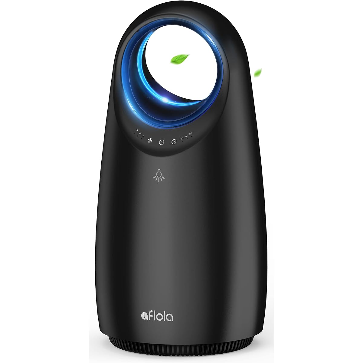 Afloia High Performance Air Purifier, 3-Level Air Purifier, Includes Night Light, 3 Levels of Air Flow Setting, Night Light, Tabletop, Disinfectant, Deodorizing, Dust Collecting,