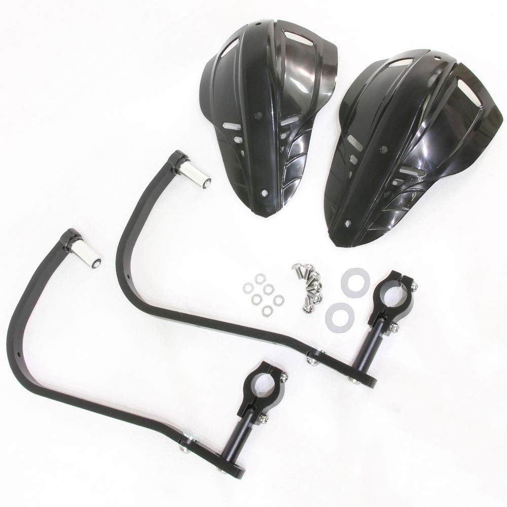 Universal Aluminum Hand Guard Knuckle Guard 22.2mm/22.2Pie Black Solid