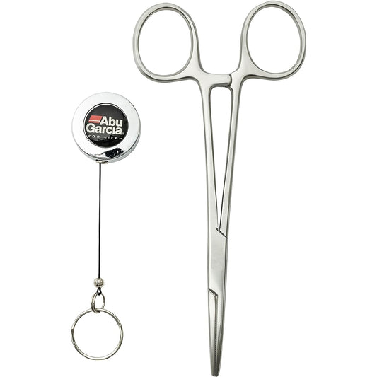 AbuGarcia Forceps with Pin-on Reel Silver