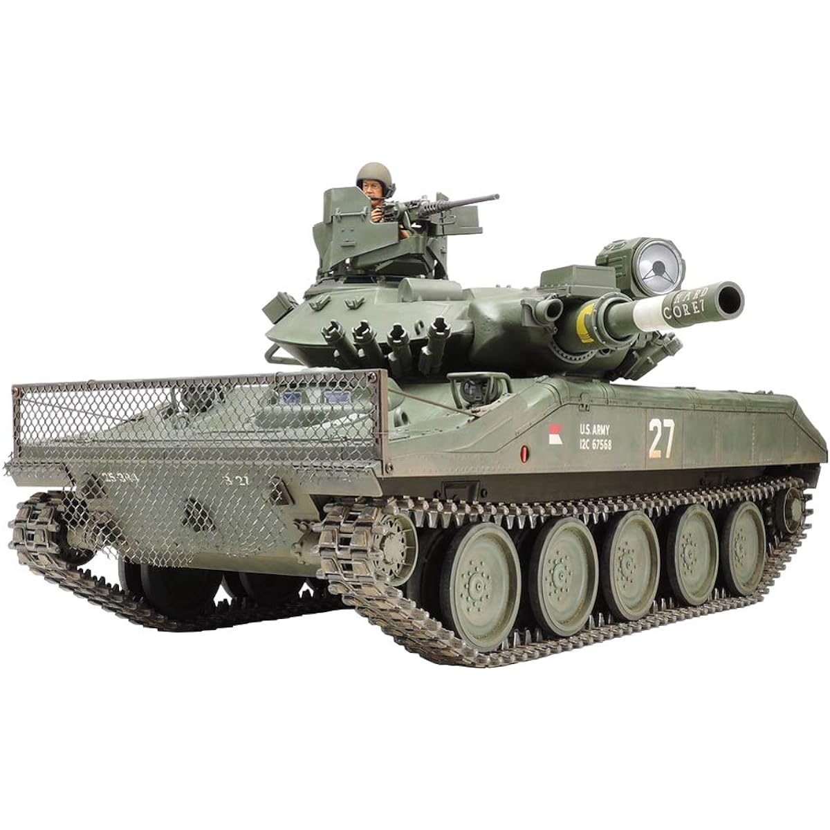 Tamiya 1/16 Big Tank Series No.13 US Army Airborne Tank M551 Sheridan Display Model Plastic Model 36213