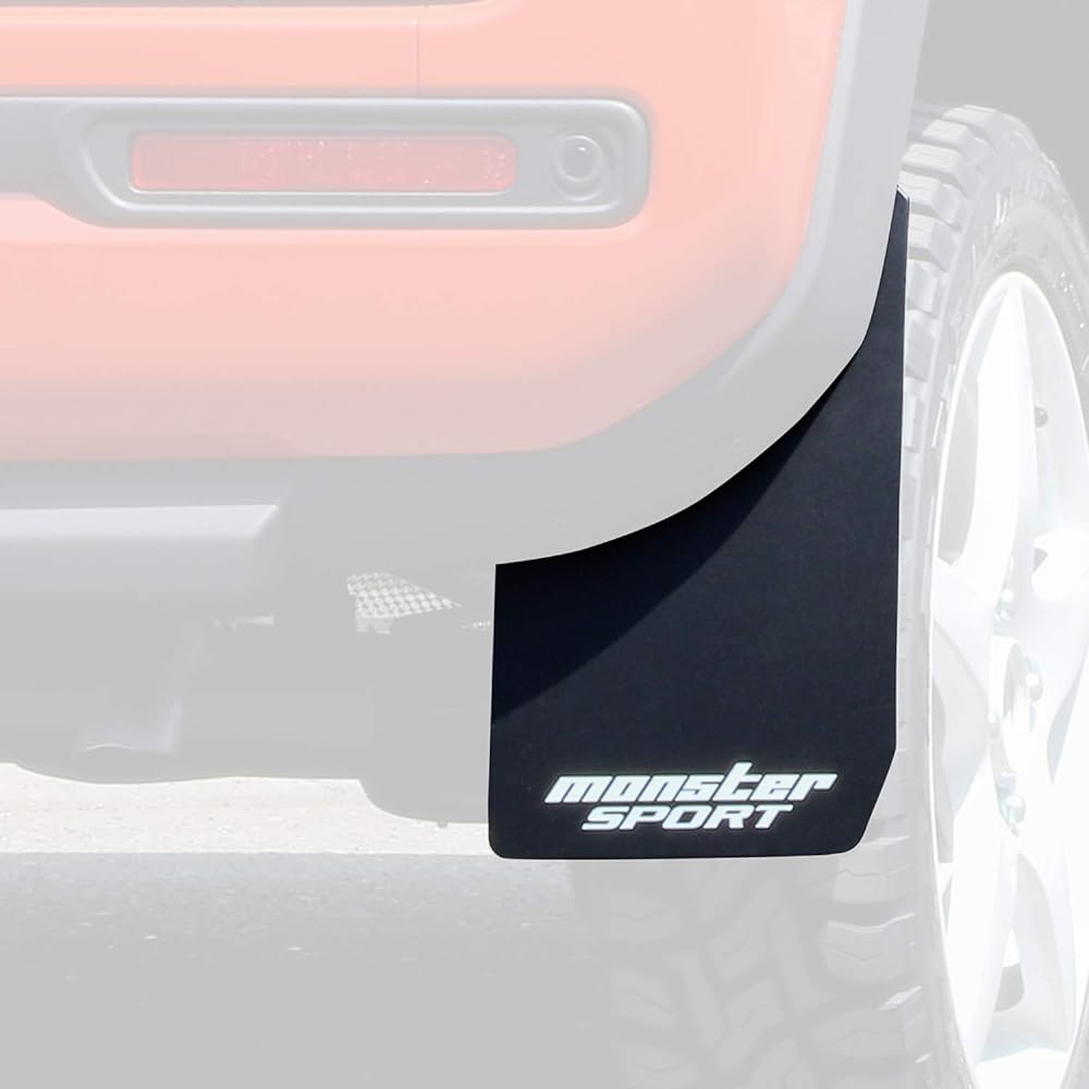 MONSTER SPORT mud flap set black Hustler [MR52S/MR92S] 787500-7800MK