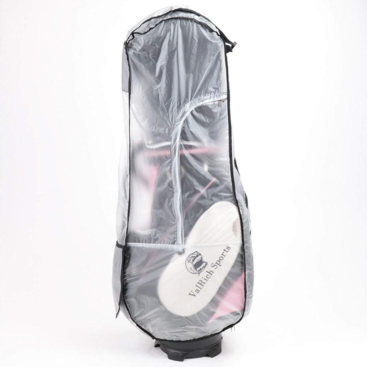 Golf bag transparent cover rain cover with zipper golf cart rain waterproof