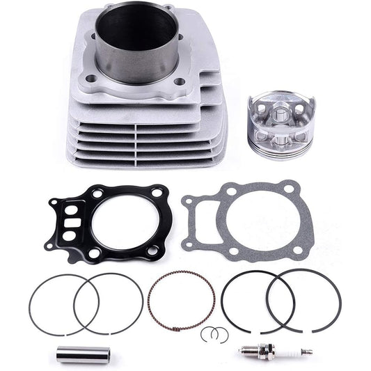 (ROAR) RONAR Cylinder Piston Assembly for 2000-2006 Honda Rancher 350 TRX350 12100-HN5-670 TRX350FE Engine Cylinder Head Ring