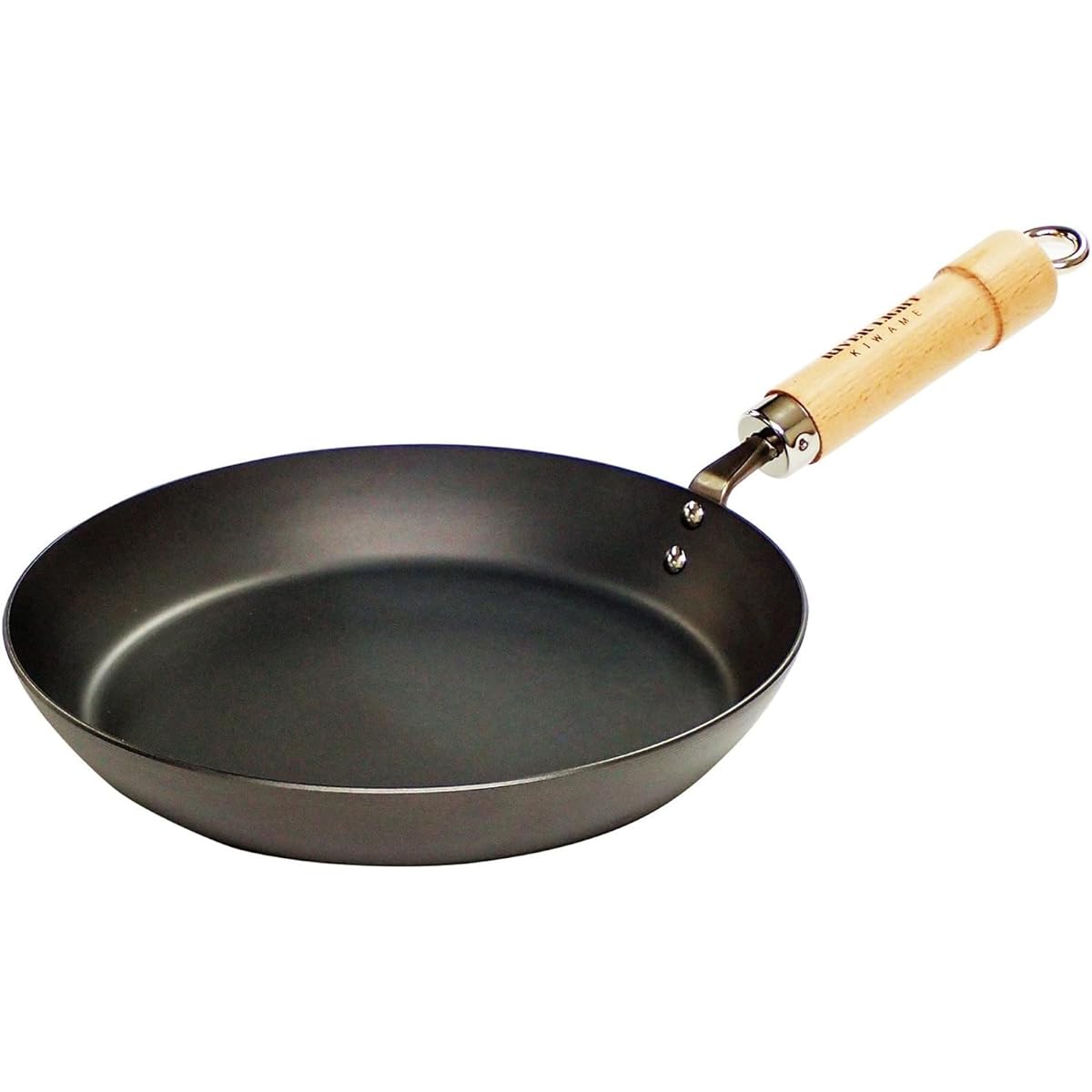 River Light Kiwami JAPAN Iron Thick Plate Frying Pan 28cm Iron Nitride Nitriding Compatible with IH Rust Resistant Made in Japan J2328