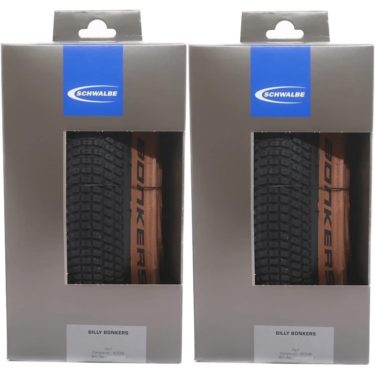Set of 2 SCHWALBE BILLY BONKERS 24x2.00(50-507) ADDIX Folding [Parallel Import]