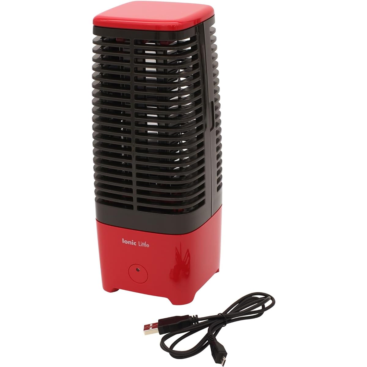 Ionic Little Ozone Air Purifier, Lightweight, Small, Deodorizing, Pet Toilet, Compatible with 4.5 tatami mats, Electric Dust Collector, No Filter Replacement, Easy to Clean, Tabletop, Compact, Red