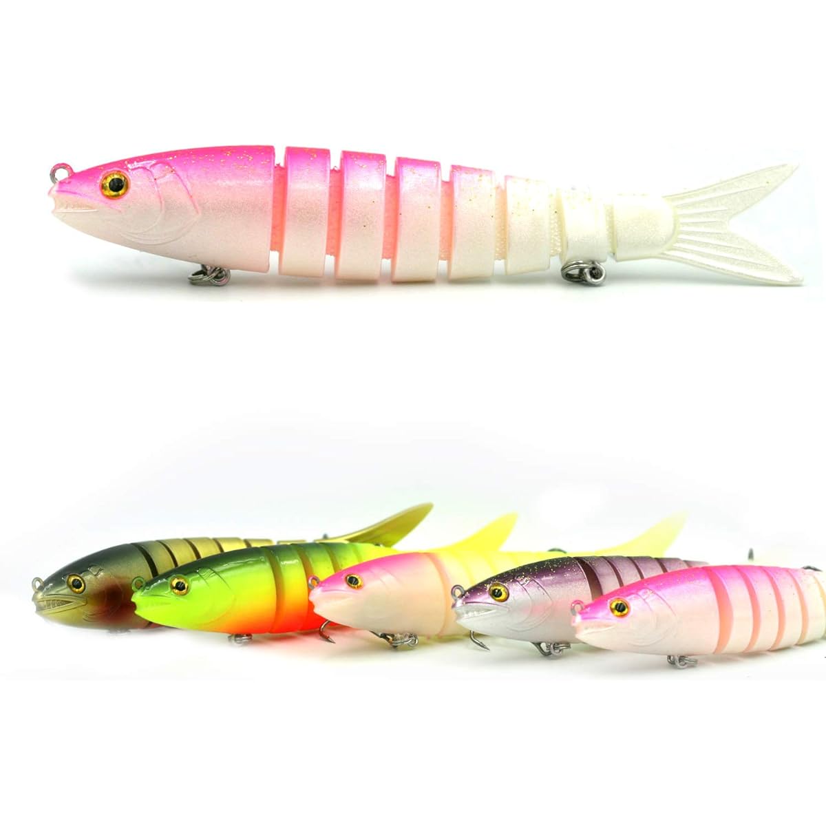 Fishing [Blue Ocean] Joint Bait Lure Set 13.5cm 20g (Set of 5) Sea Bass Black Bass