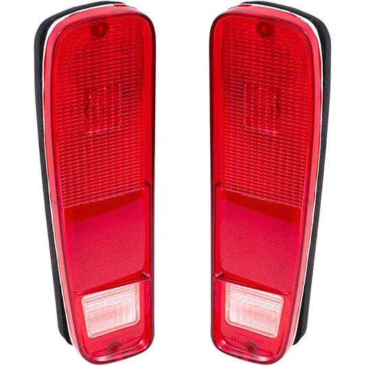 Autoandart replacement driver's seat and passenger seat tail light tail lamp 1973-1979 F100 F250 F250 style side pickup truck D4TZ13405A D4TZ13404A