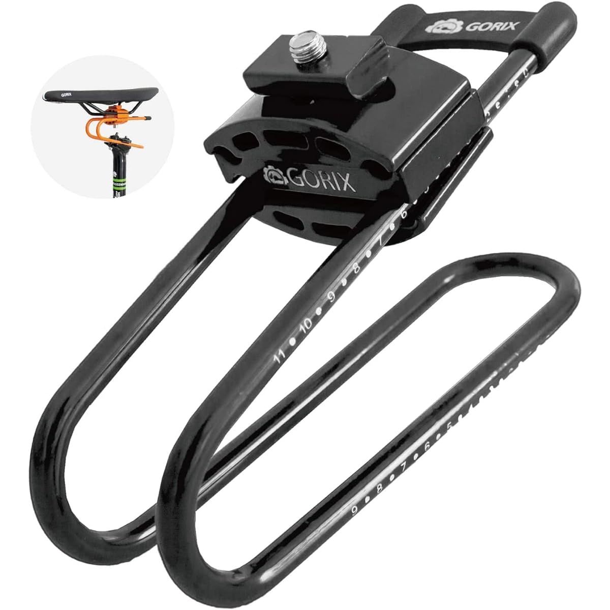 GORIX Bicycle Saddle Suspension (GX-SSP) Spring (Black)