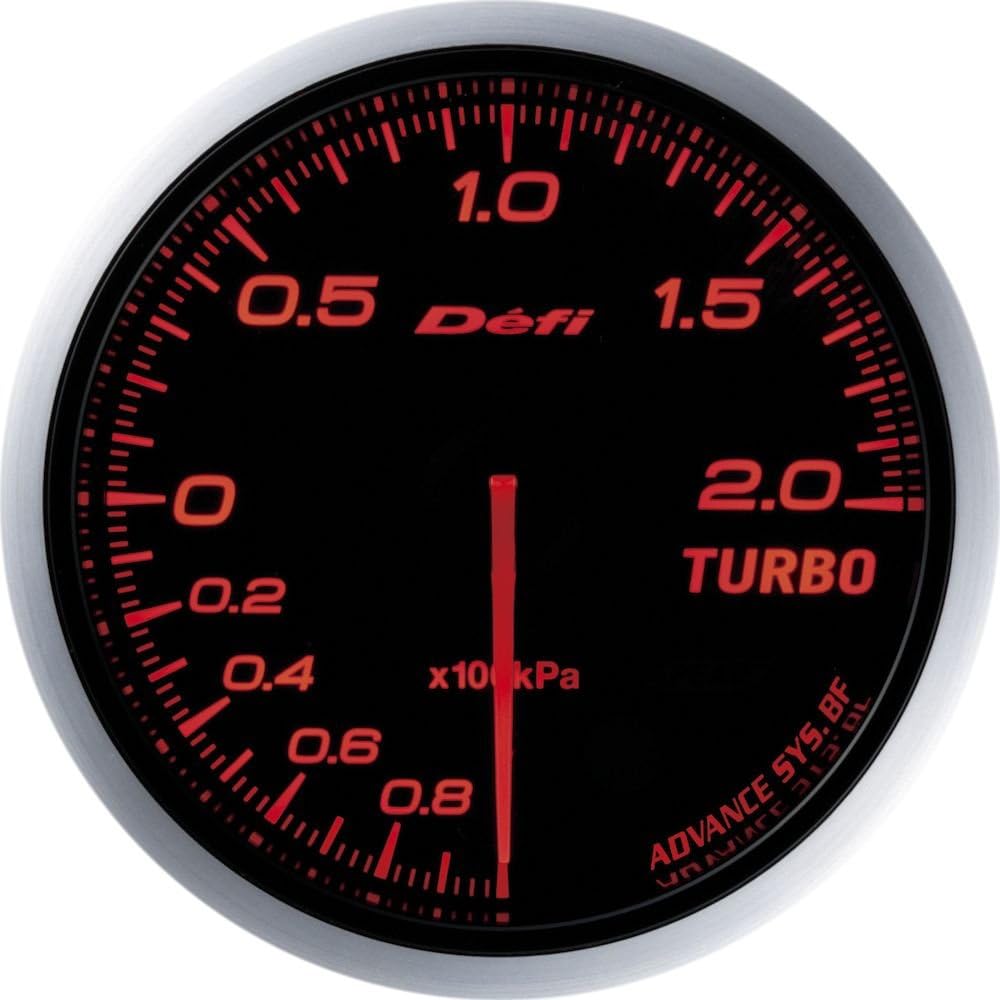 Nippon Seiki Defi Meter [Defi-Link ADVANCE BF] Turbo Meter 200kpa (Amber Red) DF09902