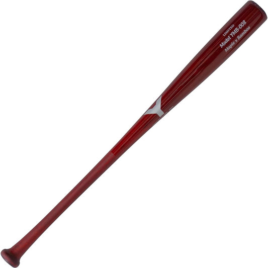 Online only Yanase YMB-008 Hard composite bat Aitake batting part maple x core laminated dark reddish brown 84.0cm 870g average